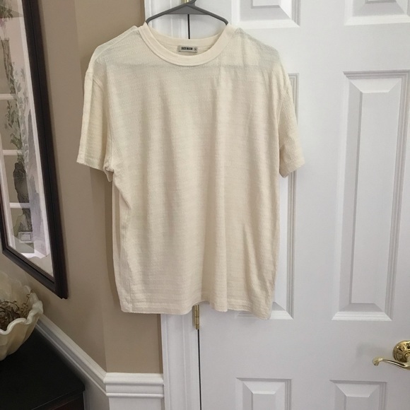Buck Mason Cream Short Sleeve Tee - Picture 1 of 4